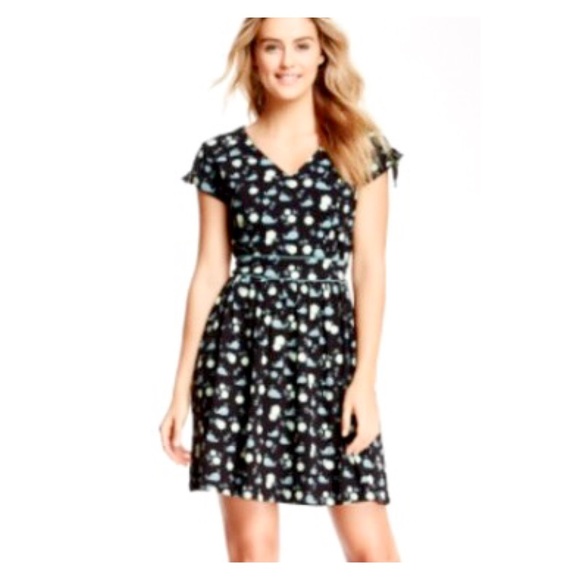 Anthropologie Yumi Whale Pattern Fit - Flare Dress - Picture 2 of 12